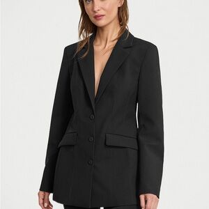 Victoria's Secret VXS Nylon Black Women Blazer New $170 SzXXL